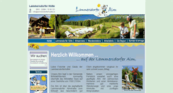 Desktop Screenshot of lammersdorferhuette.at